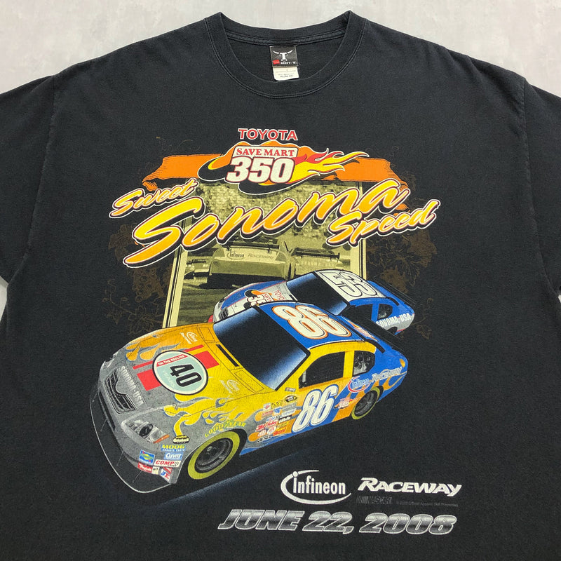 Beefy Nascar T-Shirt Toyota Save Mart 350 (L-XL)