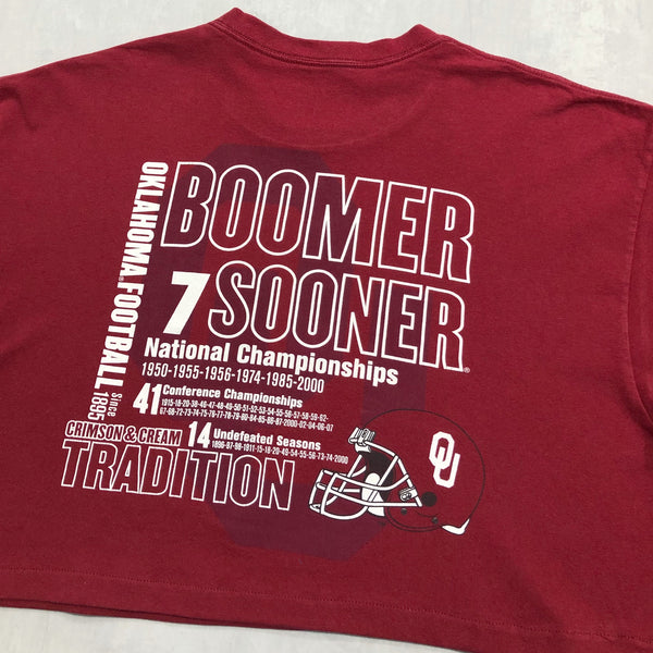 Nike Cropped T-Shirt Oklahoma Uni Sooners (W/XL)