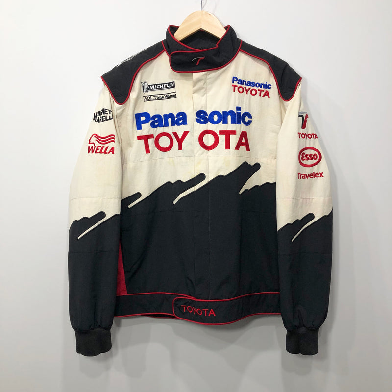 Racing Jacket Panasonic Toyota (L/BIG/SHORT) – VINTAGELANDNZ Racing Jacket Panasonic Toyota (L/BIG/SHORT) – VINTAGELANDNZ