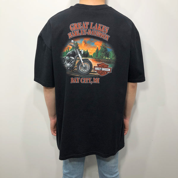 Harley Davidson T-Shirt Bay City Michigan (XL)