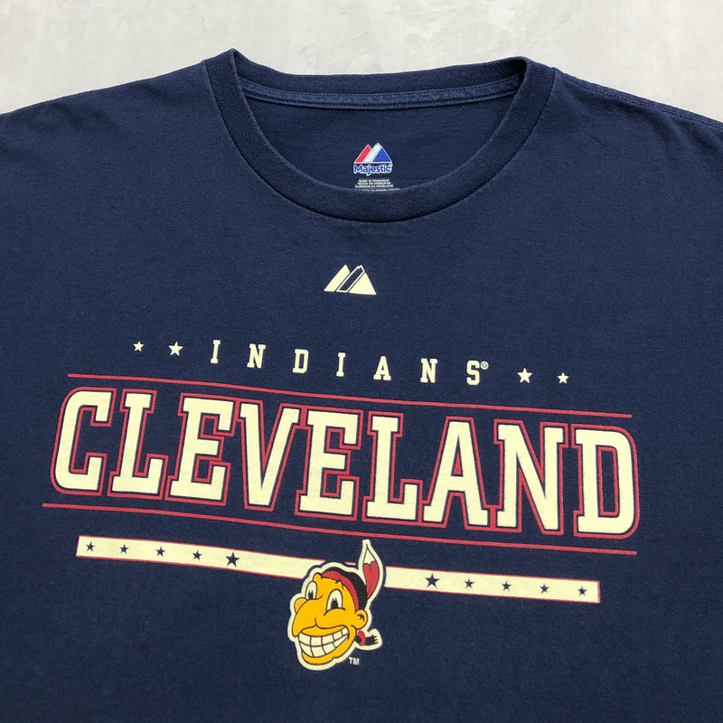 Majestic T-Shirt MLB Cleveland Indians (L)