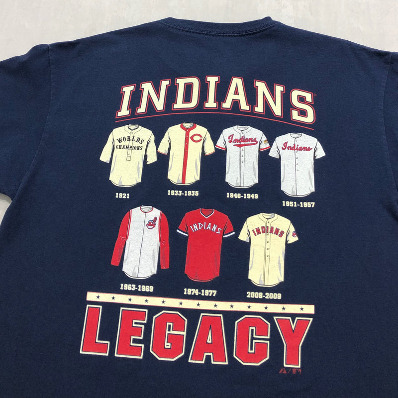 Majestic T-Shirt MLB Cleveland Indians (L)
