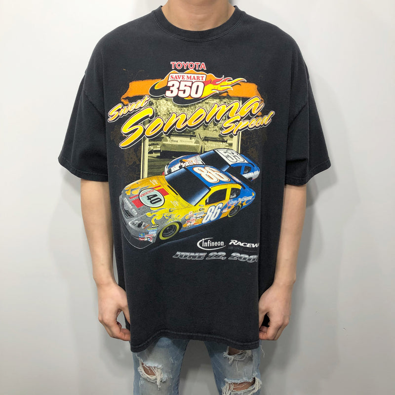 Beefy Nascar T-Shirt Toyota Save Mart 350 (L-XL)