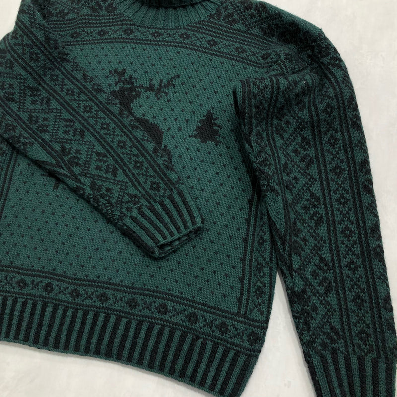 Vintage Tommy Hilfiger Roll Neck Knit Sweater (L)