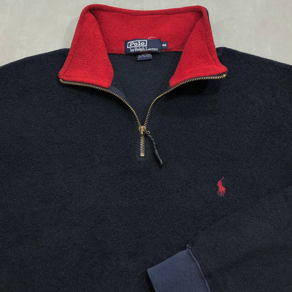 Vintage Polo Ralph Lauren Fleeced Zip (M/BIG-L)