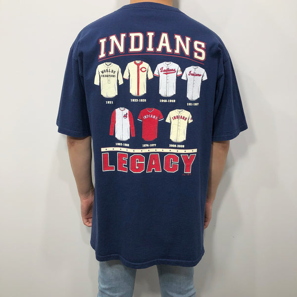 Majestic T-Shirt MLB Cleveland Indians (L)