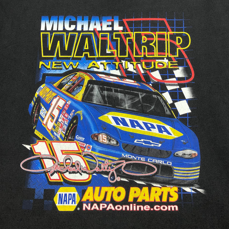 Chase Nascar T-Shirt NAPA #15 Michael Waltrip (L)