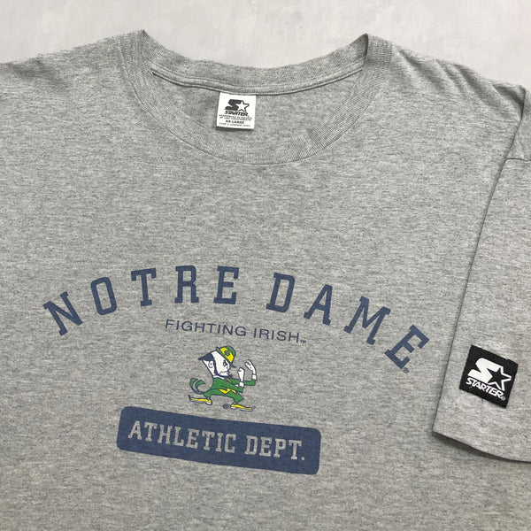 Vintage Starter T-Shirt Notre Dame Uni Fighting Irish (2XL)