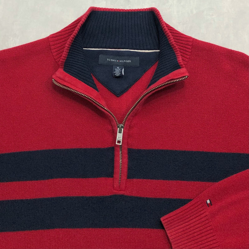 Tommy Hilfiger Knit Quarter Zip (2XL)