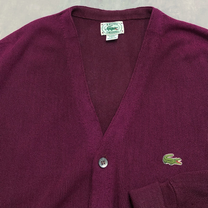 Vintage IZOD Lacoste Knit Cardigan USA (L/BIG)