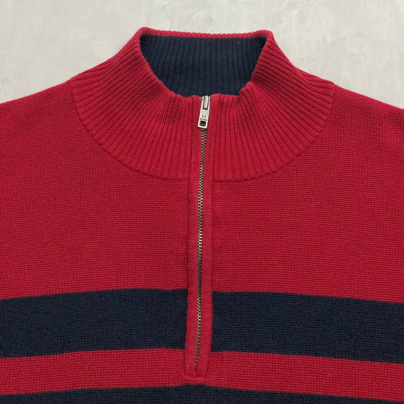 Tommy Hilfiger Knit Quarter Zip (2XL)