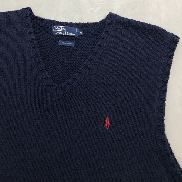 Vintage Polo Ralph Lauren Knit Vest (L-XL)