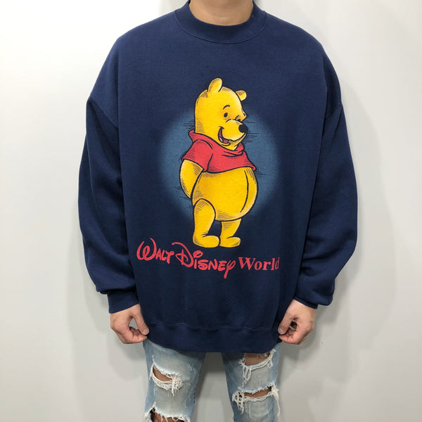 Vintage Disney Fleeced Sweatshirt Pooh (XL)
