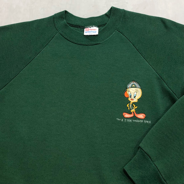Vintage Hanes Sweatshirt 1996 Tweety USA (S/SHORT)