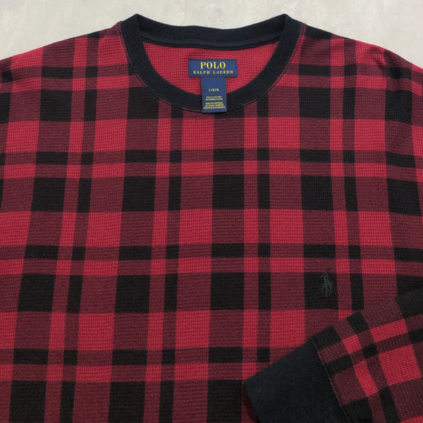 Polo Ralph Lauren Mini Waffle T-Shirt Long Sleeved (XL)