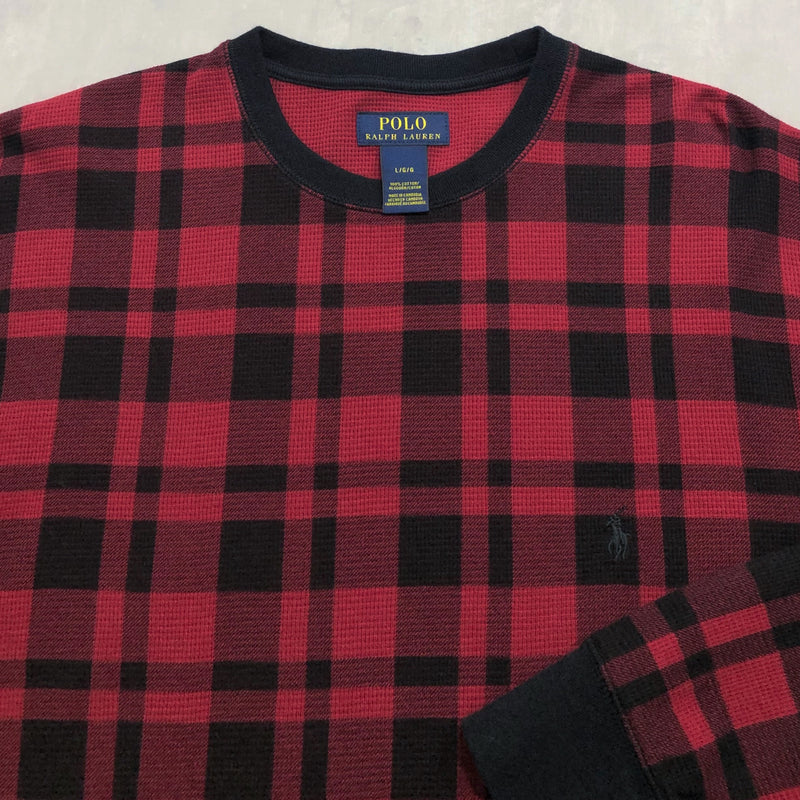 Polo Ralph Lauren Mini Waffle T-Shirt Long Sleeved (XL)