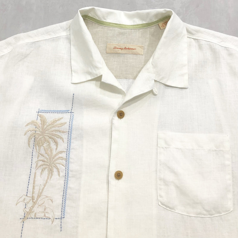 Tommy Bahama Hawaiian Linen Shirt (XL)