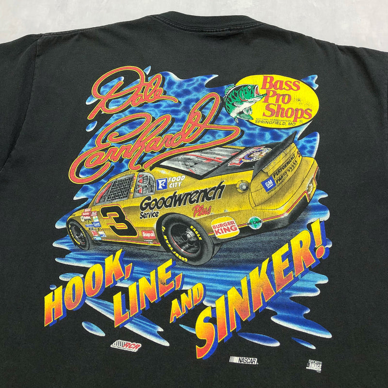Chase Nascar T-Shirt Bass Pro Shops #3 Dale Earnhardt (XL)