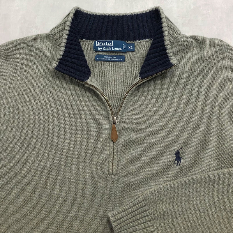 Polo Ralph Lauren Knit Quarter Zip (L)