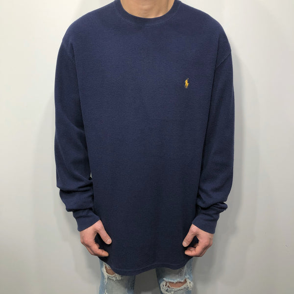 Polo Ralph Lauren Mini Waffle T-Shirt Long Sleeved (L/TALL)