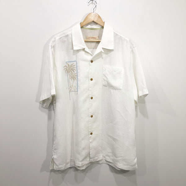 Tommy Bahama Hawaiian Linen Shirt (XL)