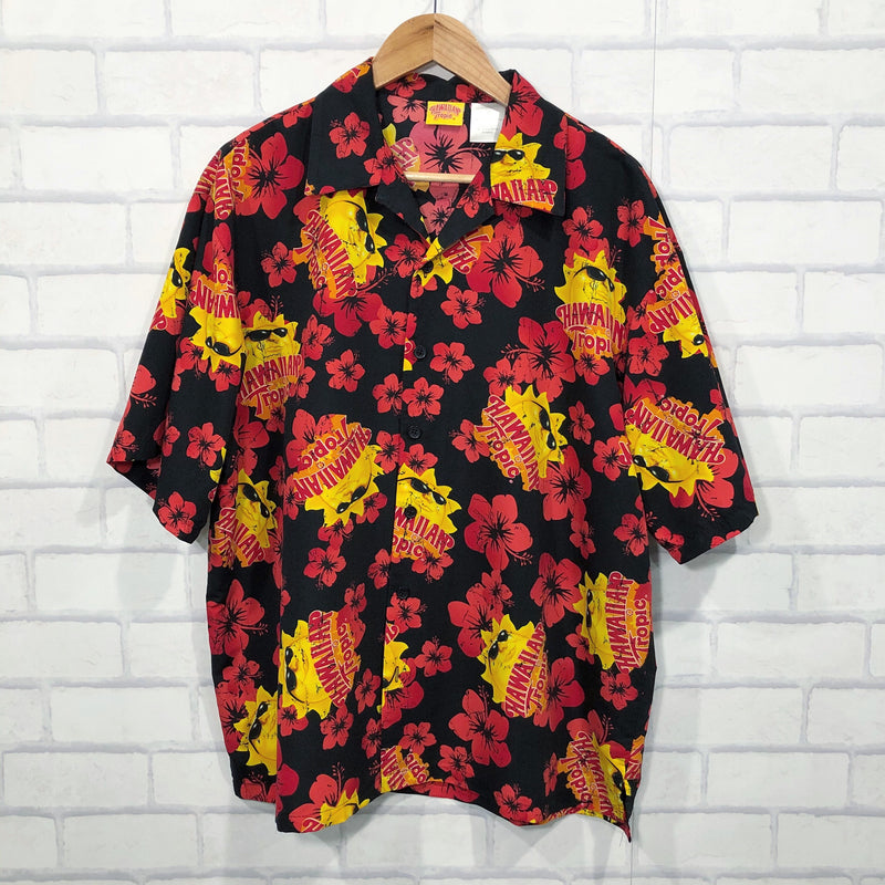 Vintage Hawaiian Tropic Shirt (XL)