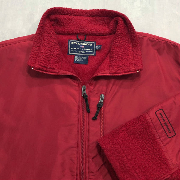 Vintage Polo Sport Ralph Lauren Fleeced Jacket (2XL)