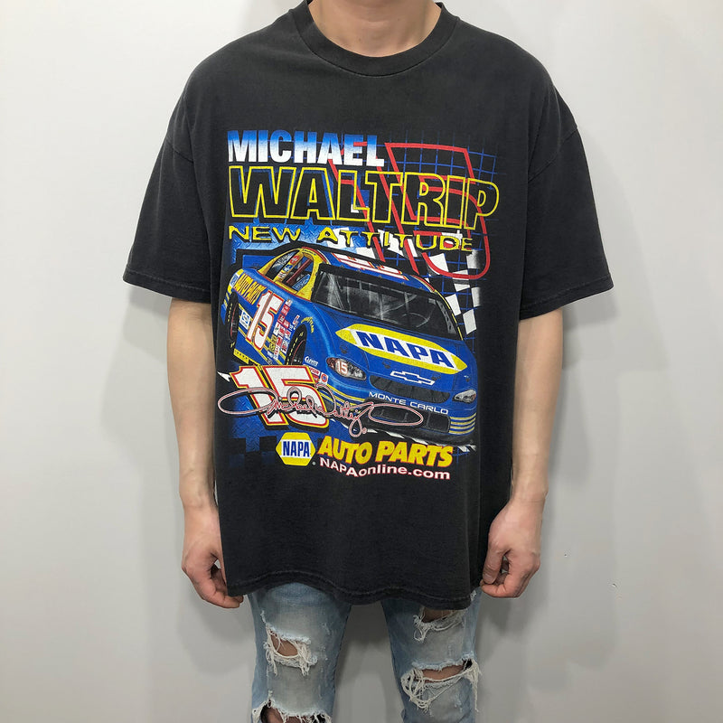 Chase Nascar T-Shirt NAPA #15 Michael Waltrip (L)