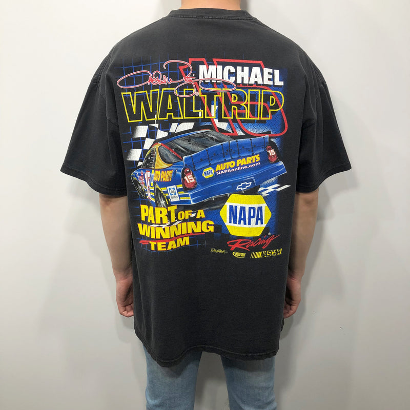 Chase Nascar T-Shirt NAPA #15 Michael Waltrip (L)