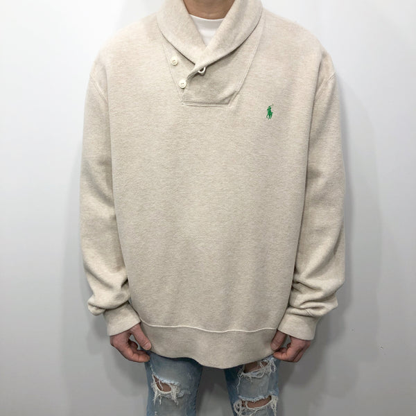 Polo Ralph Lauren Shawl Knit Sweater (L-XL)