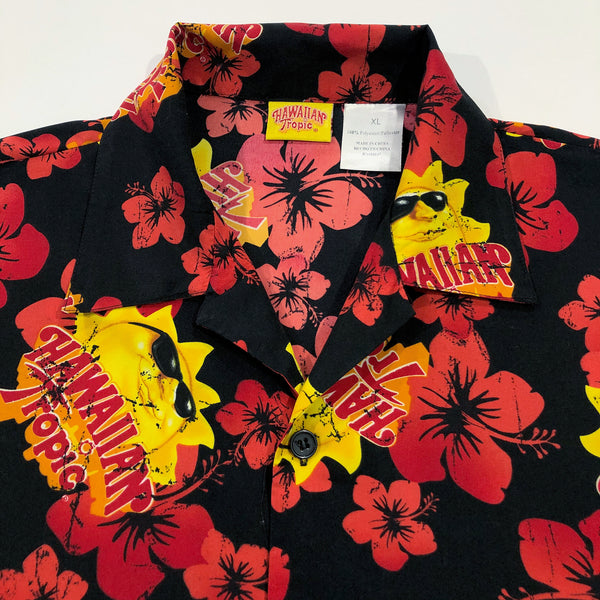 Vintage Hawaiian Tropic Shirt (XL)