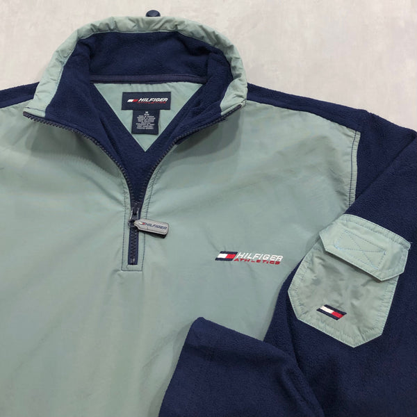 Vintage Hilfiger Athletics Fleeced Pullover (M/SHORT)