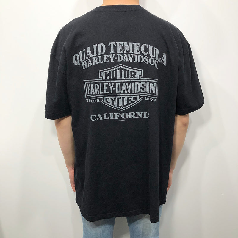 Harley Davidson T-Shirt Quaid Temecula California USA (XL)
