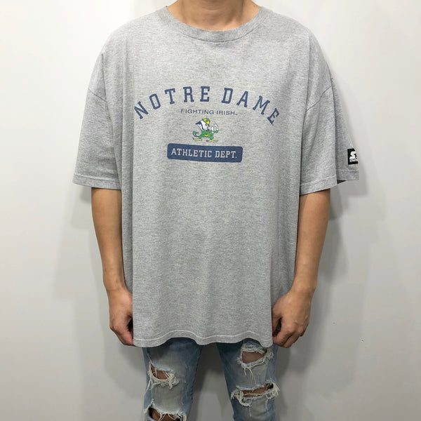 Vintage Starter T-Shirt Notre Dame Uni Fighting Irish (2XL)