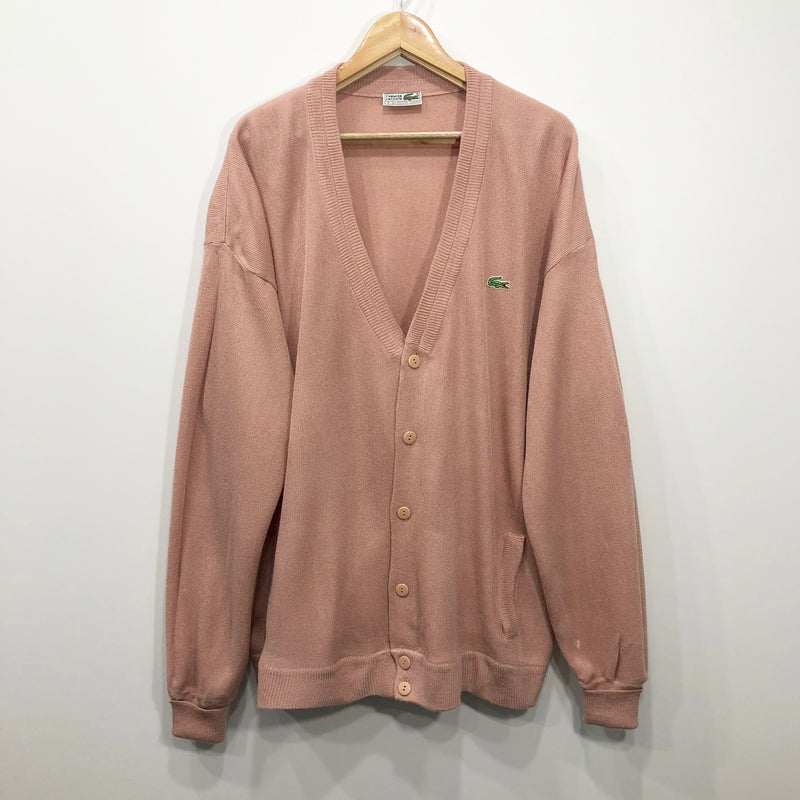 Vintage Lacoste Knit Cardigan (2XL)