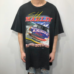 Vintage Nascar T-Shirt Coors Light #40 Sterling Marlin (2XL/TALL)
