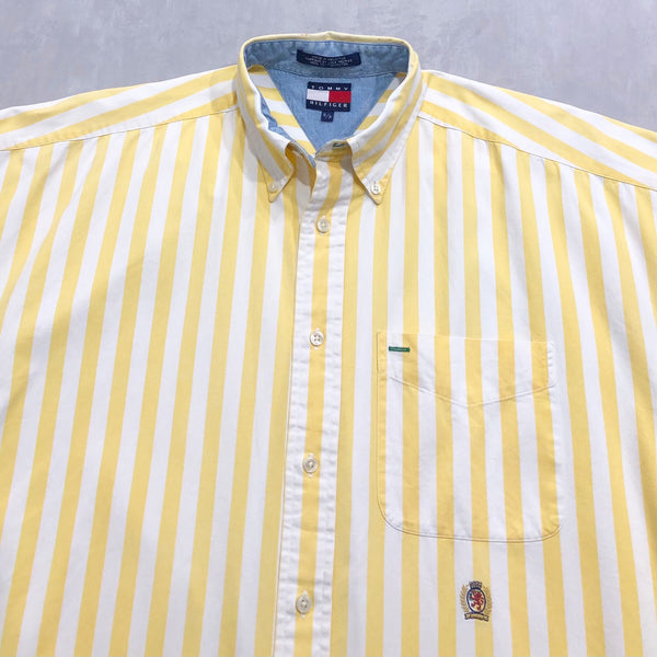 Vintage Tommy Hilfiger Shirt Lion Crest Logo (L)