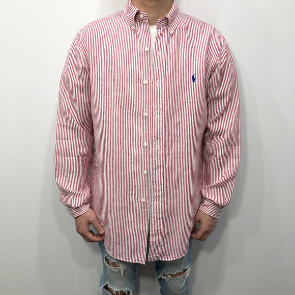 Polo Ralph Lauren Linen Shirt (L/TALL)
