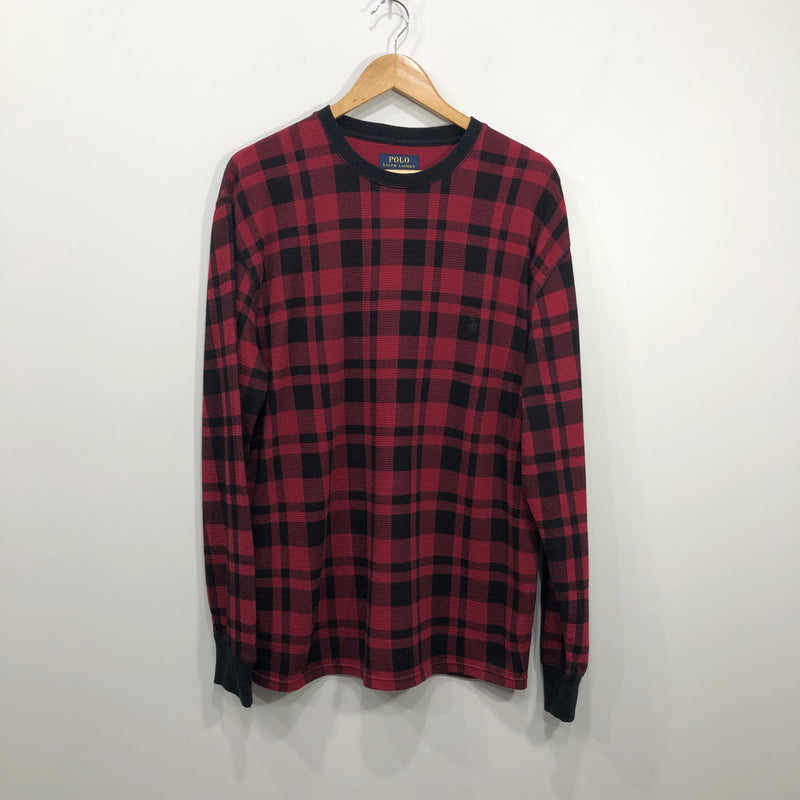 Polo Ralph Lauren Mini Waffle T-Shirt Long Sleeved (XL)