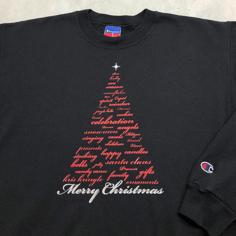 Champion Fleeced Sweatshirt Merry Christmas (M)