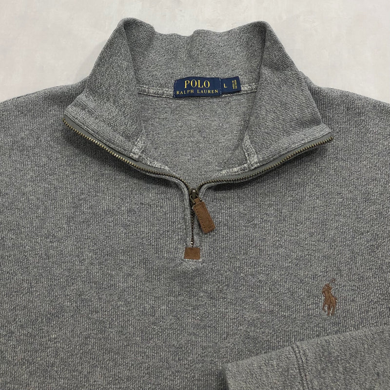 Polo Ralph Lauren Knit Quarter Zip (L/BIG/SHORT)