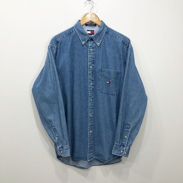 Vintage Tommy Hilfiger Denim Shirt (L)