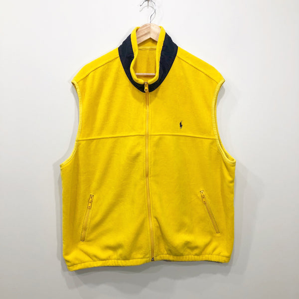 Vintage Polo Ralph Lauren Fleeced Vest Jacket (2XL/SHORT)
