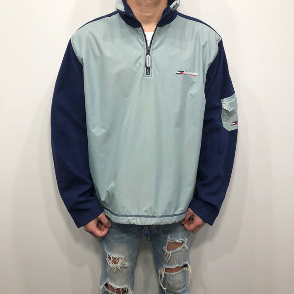 Vintage Hilfiger Athletics Fleeced Pullover (M/SHORT)