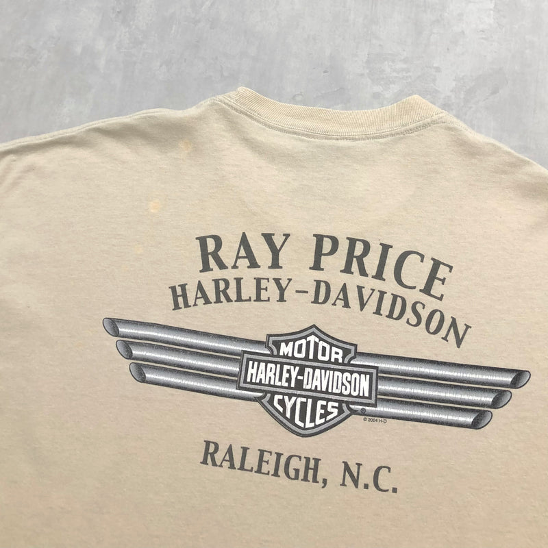 Harley Davidson T-Shirt Raleigh North Carolina USA (L)