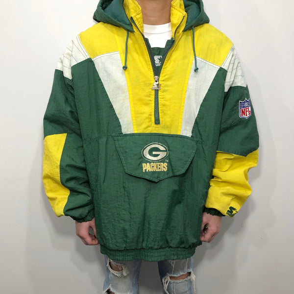 Vintage Starter Jacket NFL Green Bay Packers (2XL)