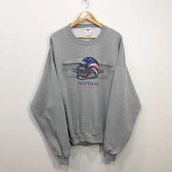 Vintage Sweatshirt An American Tradition Football (2XL)