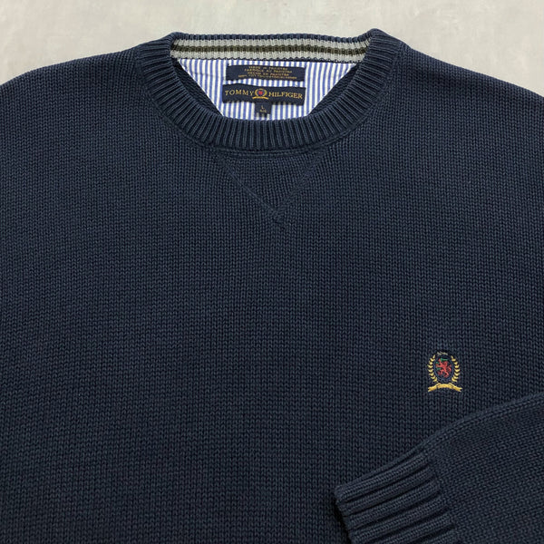 Tommy Hilfiger Knit Sweater Lion Crest Logo (L/BIG)