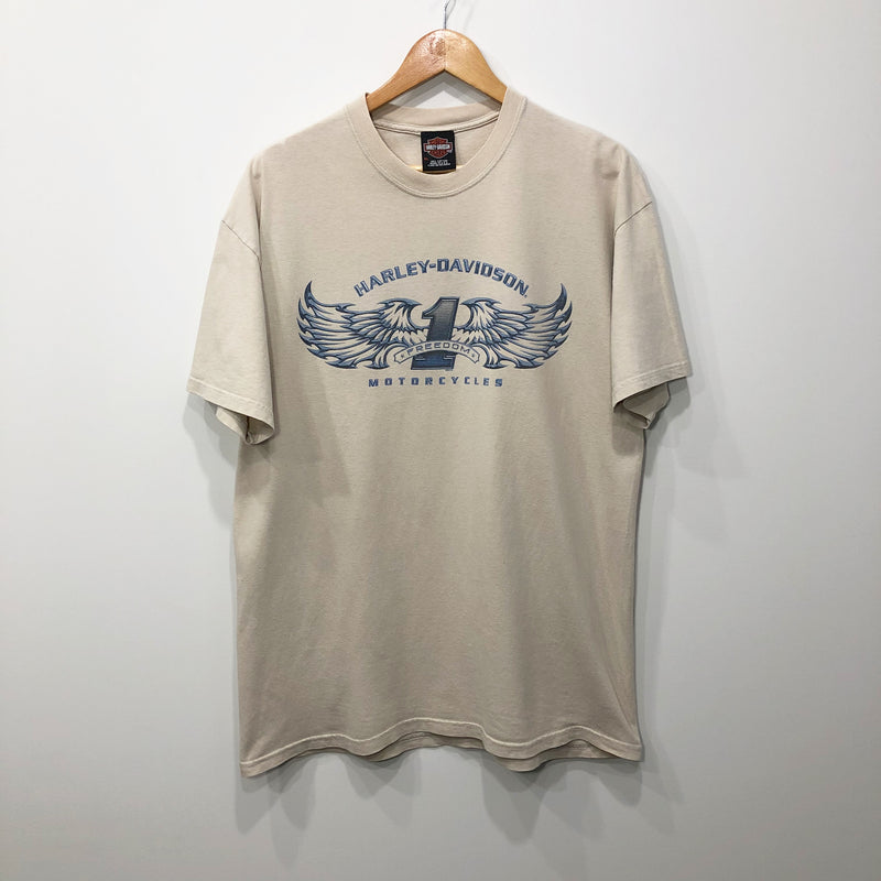 Harley Davidson T-Shirt Raleigh North Carolina USA (L)