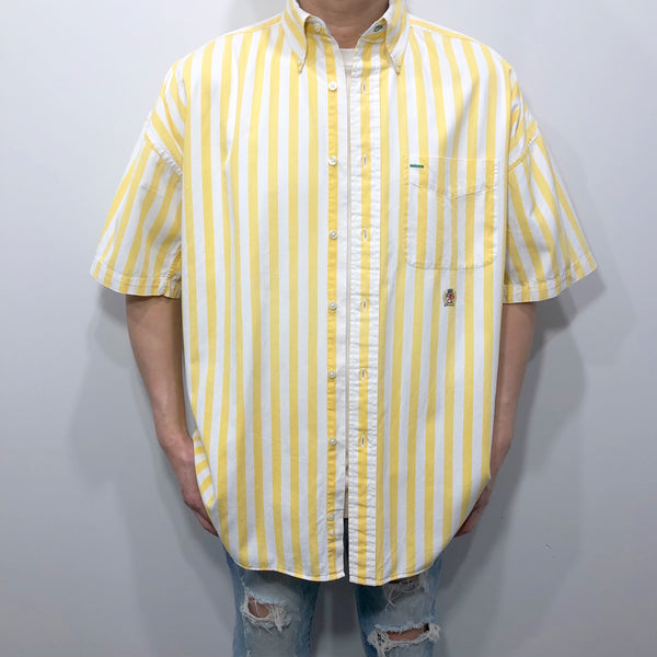 Vintage Tommy Hilfiger Shirt Lion Crest Logo (L)